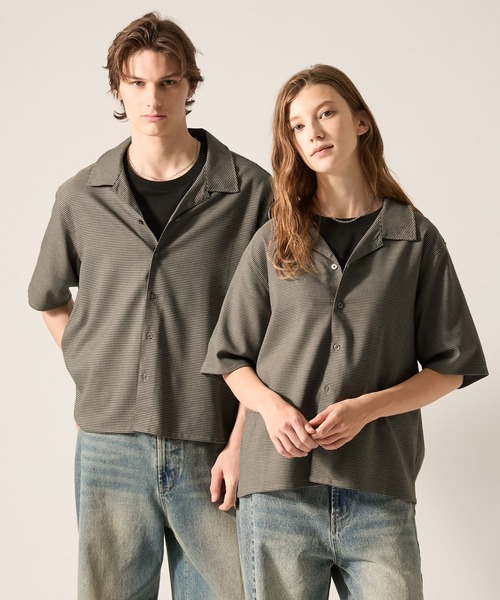 double pocket box-cut shirt / ダブルポケットボックスカットシャツ