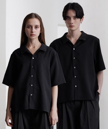 CLEL(�N���C��)�́yCLEL�zTR Short Sleeve Open Collar Shirt / TR �����I�[�v���J���[�V���c(�V���c/�u���E�X)
