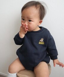 CIAOPANIC TYPY | 【BABY】DOG刺繍スウェットロンパース/WEB限定カラーあり(Tシャツ/カットソー)
