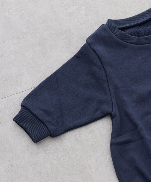 CIAOPANIC TYPY（チャオパニックティピー）の「【BABY】DOG刺繍スウェットロンパース/WEB限定カラーあり（Tシャツ/カットソー・キッズ・グレー/チャコールグレー/ネイビー・80）」の7枚目の写真