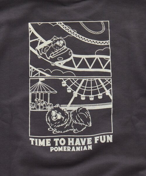 CIAOPANIC TYPY（チャオパニックティピー）の「【BABY】DOG刺繍スウェットロンパース/WEB限定カラーあり（Tシャツ/カットソー・キッズ・グレー/チャコールグレー/ネイビー・80）」の13枚目の写真