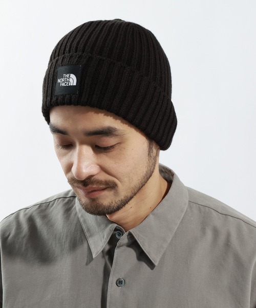 THE NORTH FACE(ザノースフェイス)の「【THE NORTH FACE(ザ・ノース・フェイス)】カプッチョリッド(ニットキャップ/ビーニー・メンズ・グレー/ブラック・FREE)」の1枚目の写真