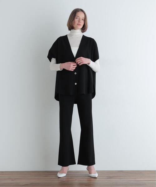 LE PHIL(ルフィル)の「◆VISニットフレアパンツ(その他パンツ・レディース・ネイビー/ブラック/ホワイト・1/0)」の14枚目の写真
