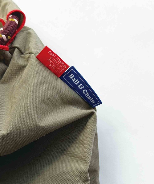 DOUBLE STANDARD CLOTHING（ダブルスタンダードクロージング）の「[Ball&Chain×DOUBLE STANDARD CLOTHING]ベア&テント ミニショッピングバッグ（エコバッグ/サブバッグ・レディース・グレイッシュベージュ・M）」の2枚目の写真