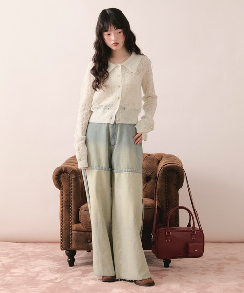glitter sheer cardigan / グリッターシアーカーディガン