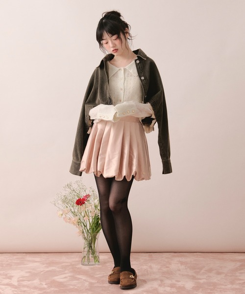 loin nuit glitter sheer cardigan カーディガン glitter sheer cardigan / グリッターシアーカーディガン
