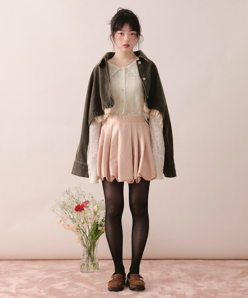 loin nuit(ロワンニュイ)の「glitter sheer cardigan / グリッターシアーカーディガン(カーディガン/ボレロ・レディース・イエロー/ライトブルー/アイボリー・FREE)」の15枚目の写真