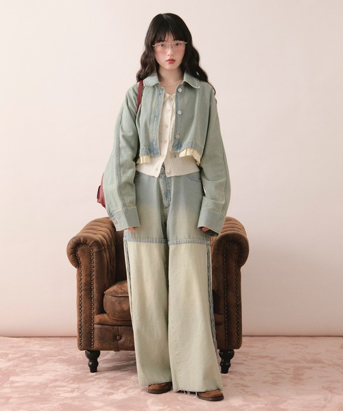 loin nuit glitter sheer cardigan カーディガン glitter sheer cardigan / グリッターシアーカーディガン