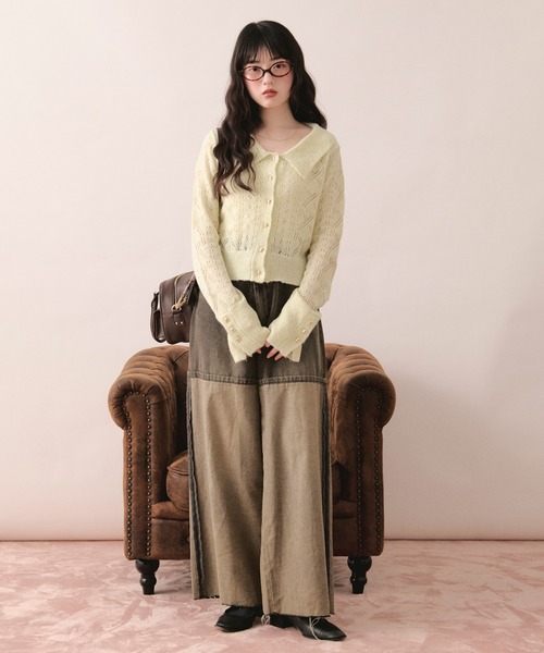 glitter sheer cardigan / グリッターシアーカーディガン