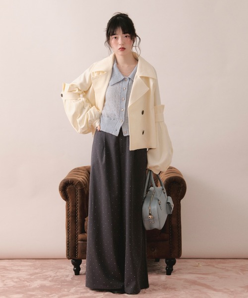 loin nuit ロワンニュイ glitter sheer cardigan glitter sheer cardigan / グリッターシアーカーディガン
