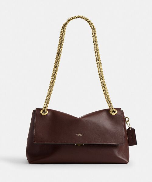 COACH（コーチ）の「チェルシー ショルダー バッグ 30・チェーン（ショルダーバッグ・レディース・ブラウン系その他・ONE）」の3枚目の写真