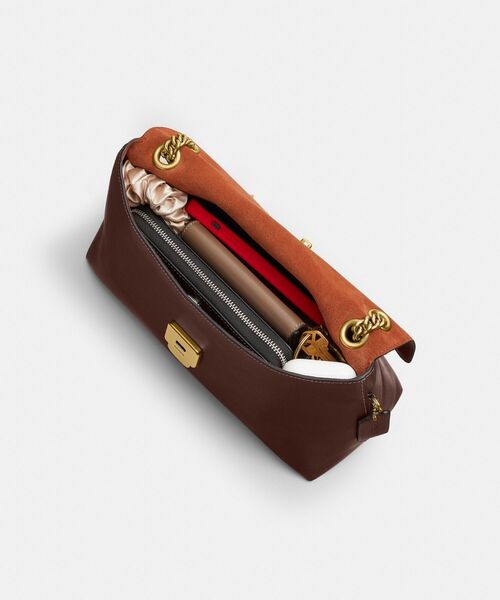 COACH（コーチ）の「チェルシー ショルダー バッグ 30・チェーン（ショルダーバッグ・レディース・ブラウン系その他・ONE）」の12枚目の写真