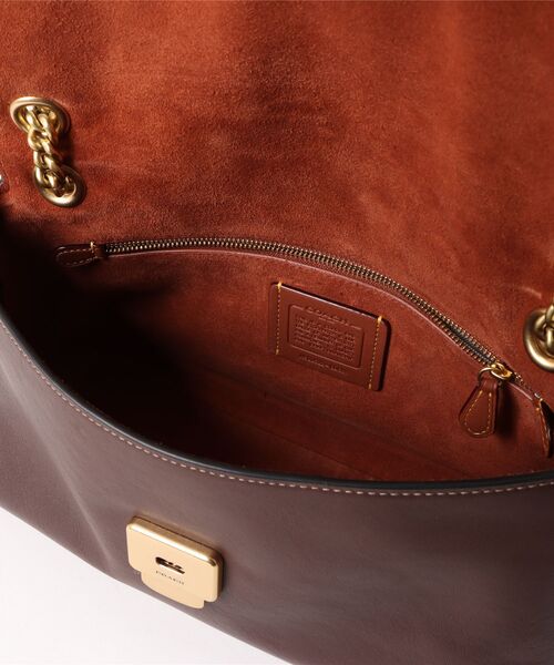 COACH（コーチ）の「チェルシー ショルダー バッグ 30・チェーン（ショルダーバッグ・レディース・ブラウン系その他・ONE）」の11枚目の写真