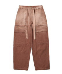 GRADATION DOUBLE POCKET PANTS / BROWN