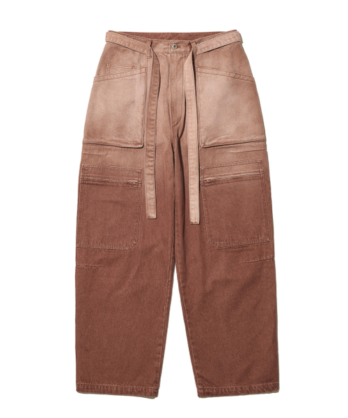 Big Unionの「GRADATION DOUBLE POCKET PANTS / BROWN(その他パンツ・レディース・その他・LARGE/MEDIUM/SMALL)」の1枚目の写真