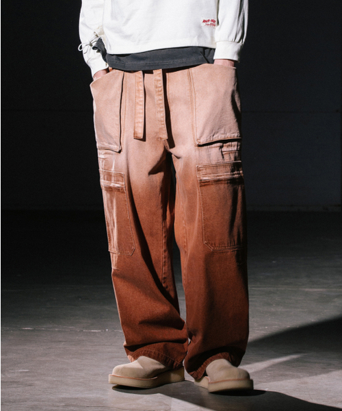Big Unionの「GRADATION DOUBLE POCKET PANTS / BROWN(その他パンツ・レディース・その他・LARGE/MEDIUM/SMALL)」の10枚目の写真