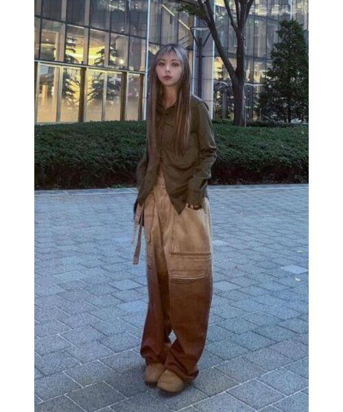 Big Unionの「GRADATION DOUBLE POCKET PANTS / BROWN(その他パンツ・レディース・その他・LARGE/MEDIUM/SMALL)」の3枚目の写真