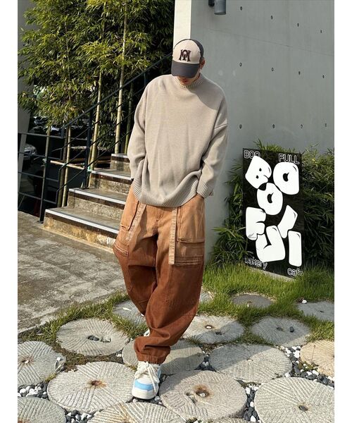 Big Unionの「GRADATION DOUBLE POCKET PANTS / BROWN(その他パンツ・レディース・その他・LARGE/MEDIUM/SMALL)」の4枚目の写真