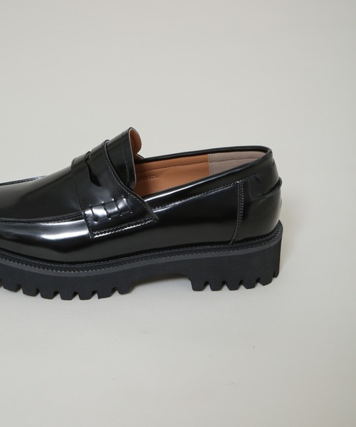 NANO universe（ナノユニバース）の「プラットフォームローファー（ローファー・レディース・ベージュ/ブラック・37/36/38）」の7枚目の写真