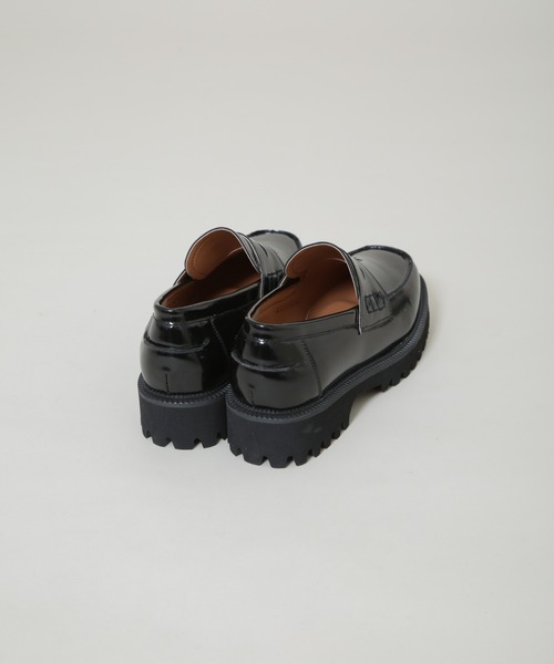 NANO universe（ナノユニバース）の「プラットフォームローファー（ローファー・レディース・ベージュ/ブラック・37/36/38）」の9枚目の写真