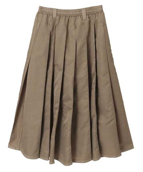 CONVERSE TOKYO(コンバーストウキョウ)の「WIDE PLEATED FLARE SKIRT(スカート・レディース・チャコールグレー/ベージュ・FREE)」の14枚目の写真
