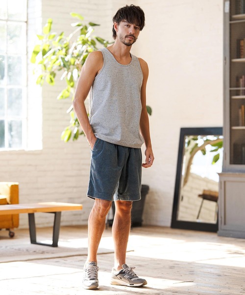 CAMBIO（カンビオ）の「mta600- Nep Tank top タンクトップ(2026GIM-014)（タンクトップ・メンズ・ブラック/ホワイト/グレー・S/M/L）」の10枚目の写真