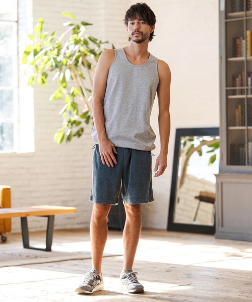 CAMBIO（カンビオ）の「mta600- Nep Tank top タンクトップ(2026GIM-014)（タンクトップ・メンズ・ブラック/ホワイト/グレー・S/M/L）」の12枚目の写真