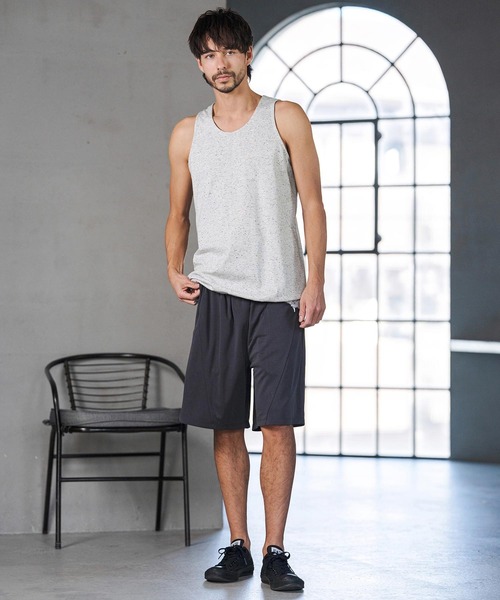 CAMBIO（カンビオ）の「mta600- Nep Tank top タンクトップ(2026GIM-014)（タンクトップ・メンズ・ブラック/ホワイト/グレー・S/M/L）」の15枚目の写真