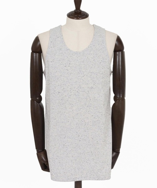 CAMBIO（カンビオ）の「mta600- Nep Tank top タンクトップ(2026GIM-014)（タンクトップ・メンズ・ブラック/ホワイト/グレー・S/M/L）」の21枚目の写真