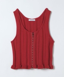 JEANASIS | 7Gヘムフリルニットビスチェ/658875(ベスト)