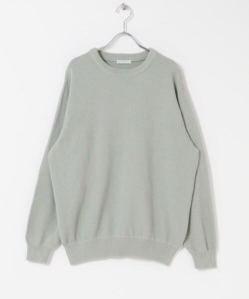 URBAN RESEARCH DOORS（アーバンリサーチドアーズ）の「『吸水速乾/防シワ/イージーケア/UVカット』DRYMIX カノコロングスリーブクルーネックニット（ニット/セーター・メンズ・ネイビー/グレー/ブラック・LARGE/MEDIUM）」の17枚目の写真