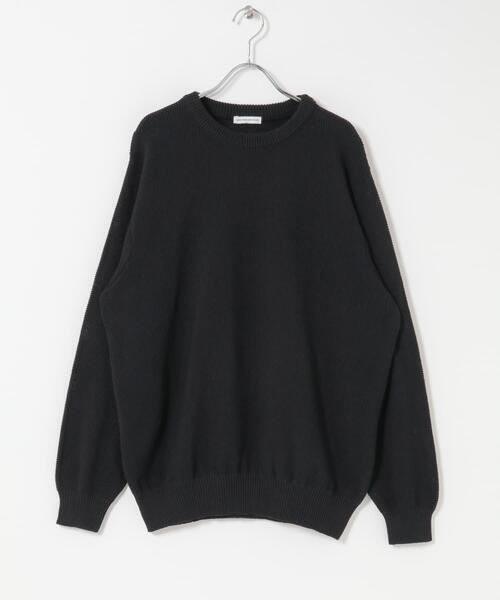 URBAN RESEARCH DOORS（アーバンリサーチドアーズ）の「『吸水速乾/防シワ/イージーケア/UVカット』DRYMIX カノコロングスリーブクルーネックニット（ニット/セーター・メンズ・ネイビー/グレー/ブラック・LARGE/MEDIUM）」の10枚目の写真