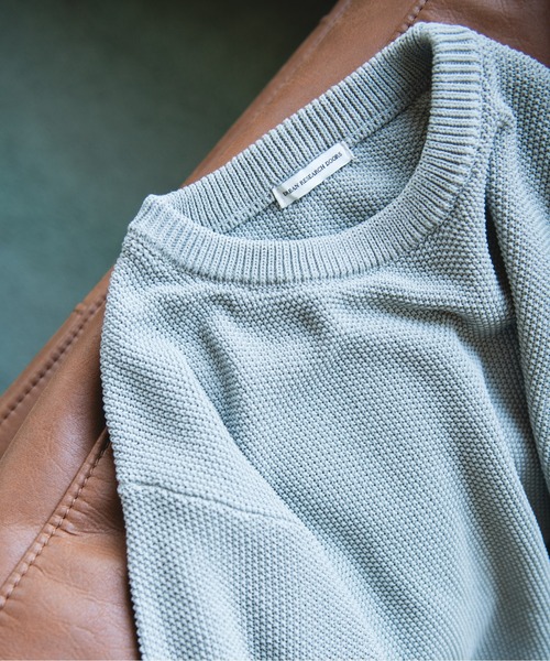 URBAN RESEARCH DOORS(アーバンリサーチドアーズ)の「DRY MIX カノコ ロングスリーブクルーネックニット(ニット/セーター・メンズ・ネイビー/グレー/ブラック・LARGE/MEDIUM)」の1枚目の写真