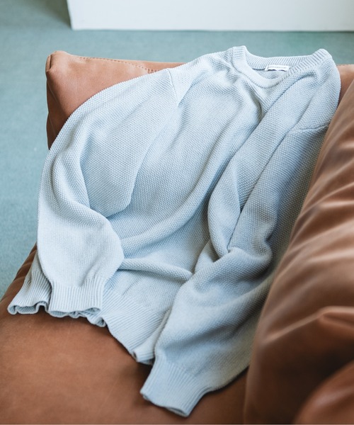 URBAN RESEARCH DOORS(アーバンリサーチドアーズ)の「DRY MIX カノコ ロングスリーブクルーネックニット(ニット/セーター・メンズ・ネイビー/グレー/ブラック・LARGE/MEDIUM)」の4枚目の写真