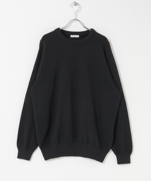 URBAN RESEARCH DOORS(アーバンリサーチドアーズ)の「DRY MIX カノコ ロングスリーブクルーネックニット(ニット/セーター・メンズ・ネイビー/グレー/ブラック・LARGE/MEDIUM)」の6枚目の写真