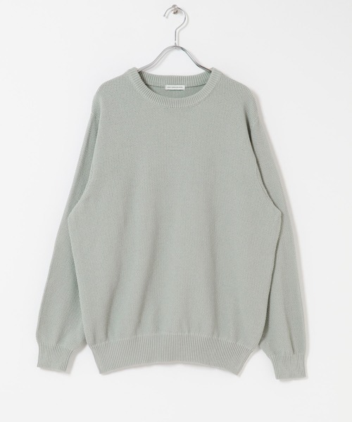 URBAN RESEARCH DOORS(アーバンリサーチドアーズ)の「DRY MIX カノコ ロングスリーブクルーネックニット(ニット/セーター・メンズ・ネイビー/グレー/ブラック・LARGE/MEDIUM)」の7枚目の写真