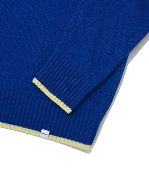 COVERNAT(カバーナット)の「ラムズウール Cロゴ クルーネックニット ブルー(ニット/セーター・レディース・その他・M/L/S)」の5枚目の写真