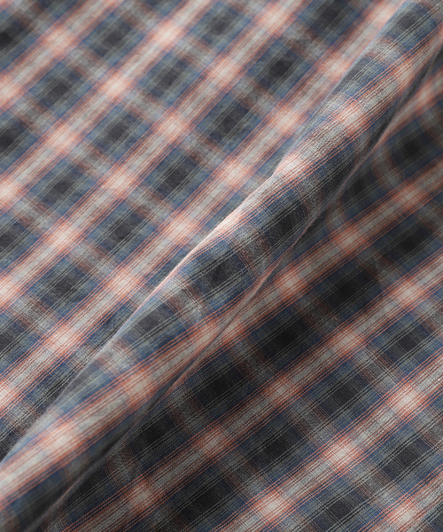 JOURNAL STANDARD（ジャーナルスタンダード）の「オンブレ チェック ボックス 長袖 シャツ（シャツ/ブラウス・メンズ・ネイビー/ブラウン/ブラック・MEDIUM/LARGE）」の8枚目の写真