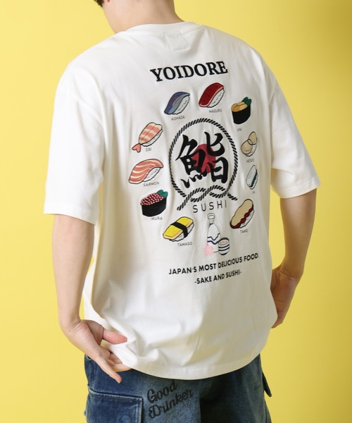 セール】【YOIDORE/酔いどれ】寿司＆酒JAPAN 半袖 Tシャツ（Tシャツ