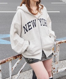 tiptop | アソートロゴZIPダブルZIPパーカー(パーカー)