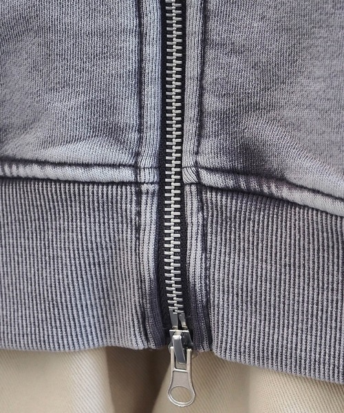 tiptop（ティップトップ）の「アソートロゴダブルZIPパーカー（パーカー・レディース・ネイビー/チャコールグレー/グレー/ブラック系その他/グレー系その他・FREE）」の14枚目の写真
