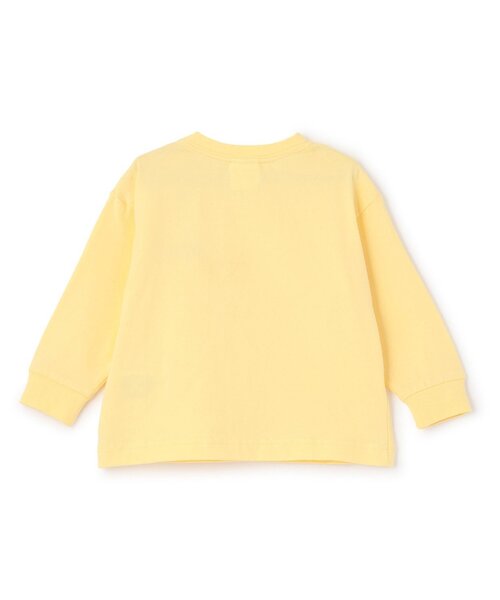 minimal（ミニマル）の「【DailyME】C100/防汚/長袖Tシャツ（Tシャツ/カットソー・キッズ・サックスブルー/ブラック/オフホワイト/ピンク/イエロー・100cm/110cm/120cm/90cm/130cm/140cm）」の8枚目の写真