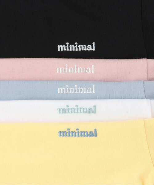 minimal（ミニマル）の「【DailyME】C100/防汚/長袖Tシャツ（Tシャツ/カットソー・キッズ・サックスブルー/ブラック/オフホワイト/ピンク/イエロー・100cm/110cm/120cm/90cm/130cm/140cm）」の10枚目の写真