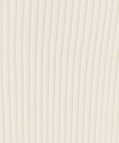 MACPHEE(マカフィー)の「コットンリブ ジップアップカーディガン(カーディガン/ボレロ・レディース・ネイビー/ブルー系その他2/ホワイト・S)」の8枚目の写真
