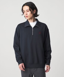 【別注】 <KANGOL>ダンボール ハーフジップ スウェット<A DAY IN THE LIFE>