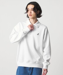 【別注】 <KANGOL>ダンボール ハーフジップ スウェット<A DAY IN THE LIFE>