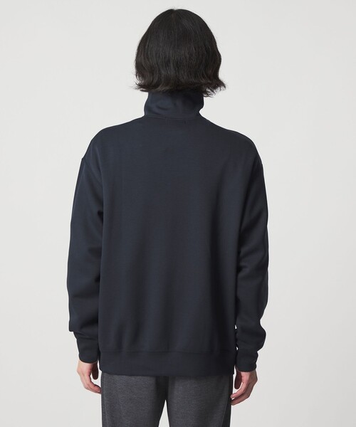 A DAY IN THE LIFE UNITED ARROWS（アデイインザライフユナイテッドアローズ）の「【別注】 ＜KANGOL＞ダンボール ハーフジップ スウェット＜A DAY IN THE LIFE＞（スウェット・メンズ・ネイビー/ホワイト・M/L）」の11枚目の写真