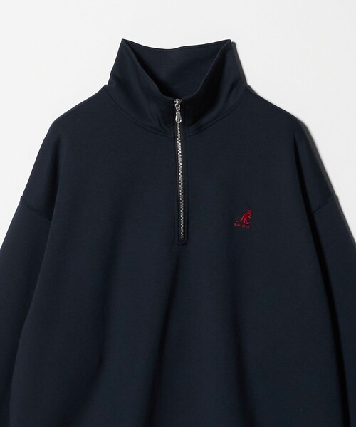 A DAY IN THE LIFE UNITED ARROWS（アデイインザライフユナイテッドアローズ）の「【別注】 ＜KANGOL＞ダンボール ハーフジップ スウェット＜A DAY IN THE LIFE＞（スウェット・メンズ・ネイビー/ホワイト・M/L）」の14枚目の写真