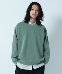 【LUXURY+EASY】DRAPE CREW NECK SWEAT / ラグイージードレープクルーネックスウェット