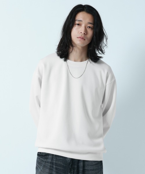 RAGEBLUE(レイジブルー)の「【LUXURY+EASY】DRAPE CREW NECK SWEAT / ラグイージードレープクルーネックスウェット(スウェット・メンズ・グリーン/ホワイト/ライトブルー/ブラック・LARGE/SMALL/MEDIUM)」の22枚目の写真